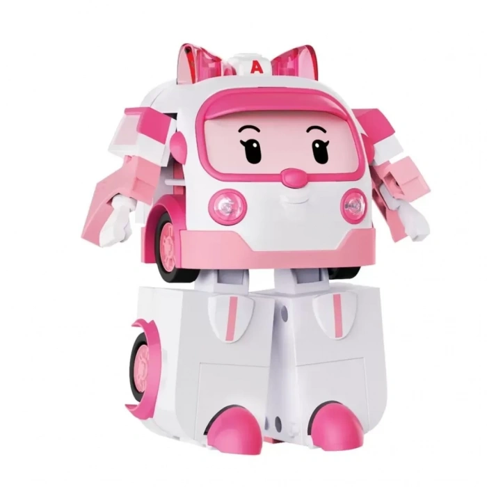 Üreticiniz Polı Mrt-687 Robocar Poli Büyük Transforming Robot Amber Sesli Ve Işıklı