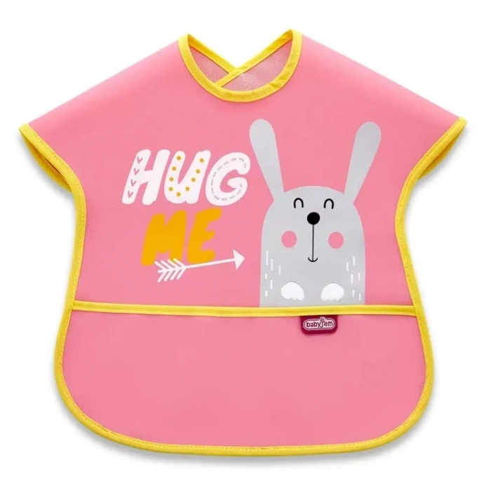 Üreticiniz Poli Muşamba Büyük Mama Önlüğü 029 Pembe