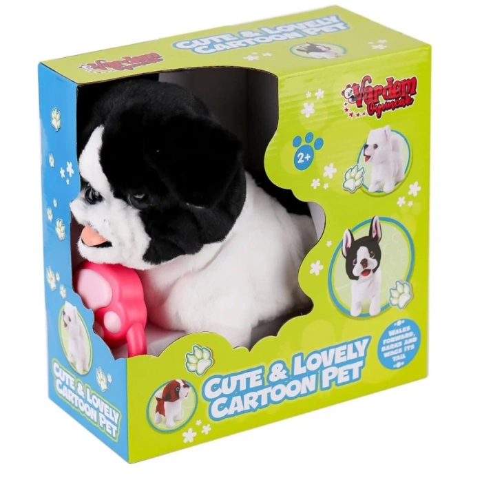 Üreticiniz Pr66308-25t Tasmalı Yürüyen Peluş Fransız Köpeği