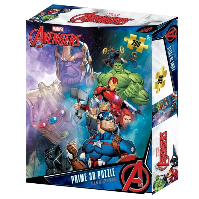Üreticiniz Prime 3d - Avengers 200 Parça Puzzle 33125