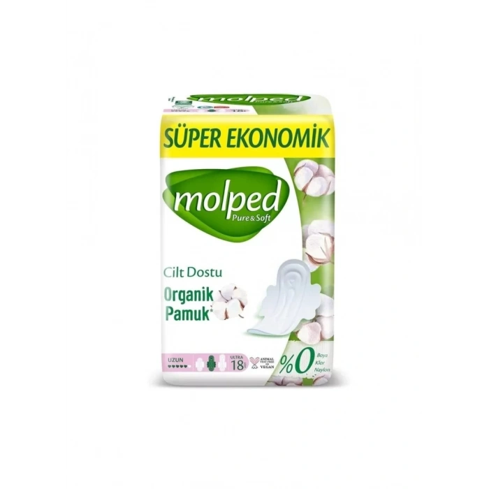 Üreticiniz Pure&soft Ped Uzun Süper Eko 18 Adet