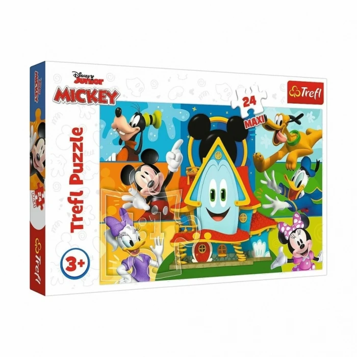 Üreticiniz Puzzle-14351 Maxi Mickey Mouse 24 Parça Çocuk Puzzle