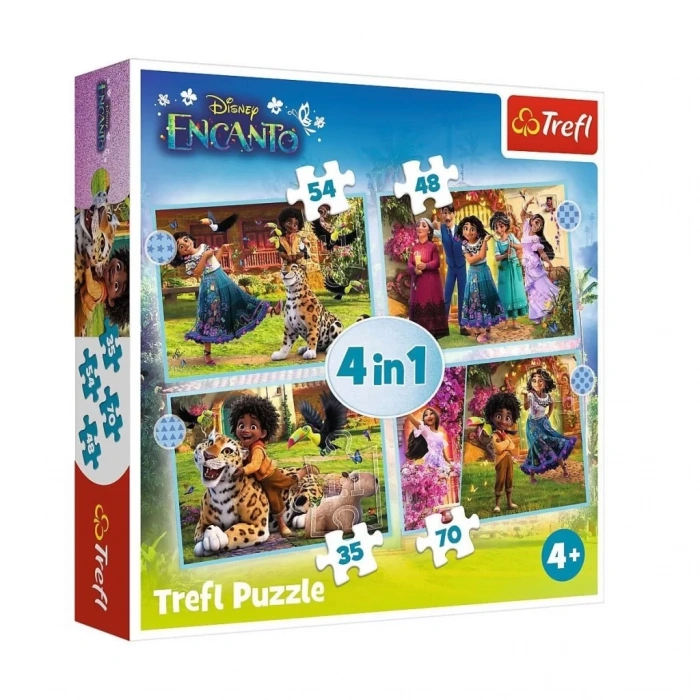 Üreticiniz Puzzle-34615 Nessiworld Encanto 4ın1 Puzzle