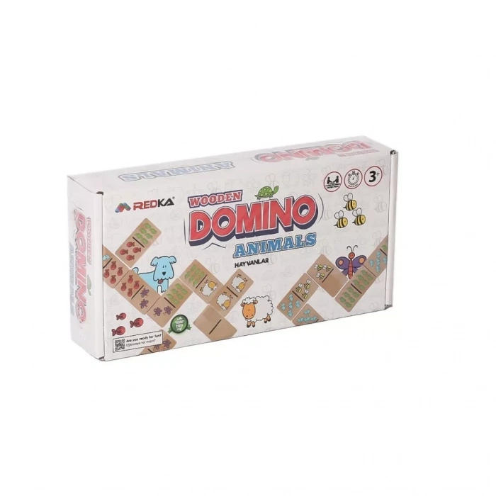 Üreticiniz Rd5648 Ahşap Domino Animals -