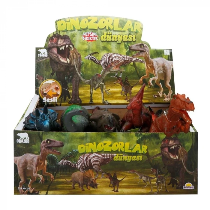 Üreticiniz S00000724 Dinozorlar Dünyası Foam Sesli -sun