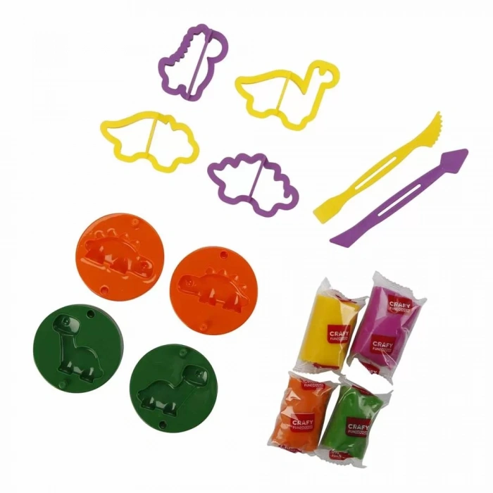 Üreticiniz S01004734 Oyun Hamur Set Kçk Dino 14 Prç -sun