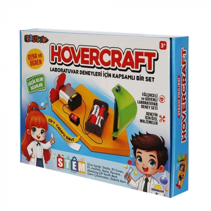 Üreticiniz S01005062 Sun-yek-eds Bilim Set Hovercraft Deney
