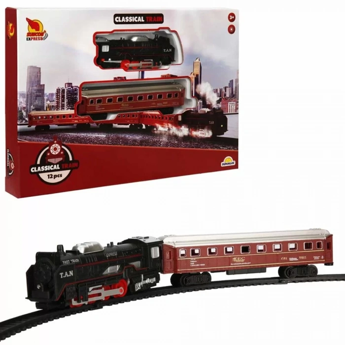 Üreticiniz S02005070 Tren Set 14 Prç Kçk Işıklı -sun