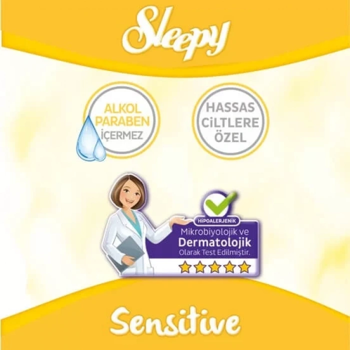 Üreticiniz Sensitive Islak Havlu Mendil 90 Adet