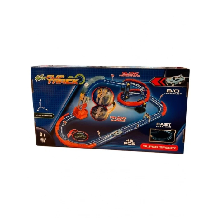 Üreticiniz Sh40594 Şarjlı Fosforlu Racing Set 42 Parçalı-zrv