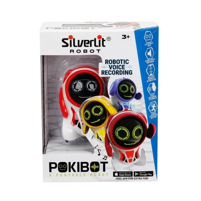 Üreticiniz Sıl/88042  Silverlit Yapay Zekalı Pokibot Robot