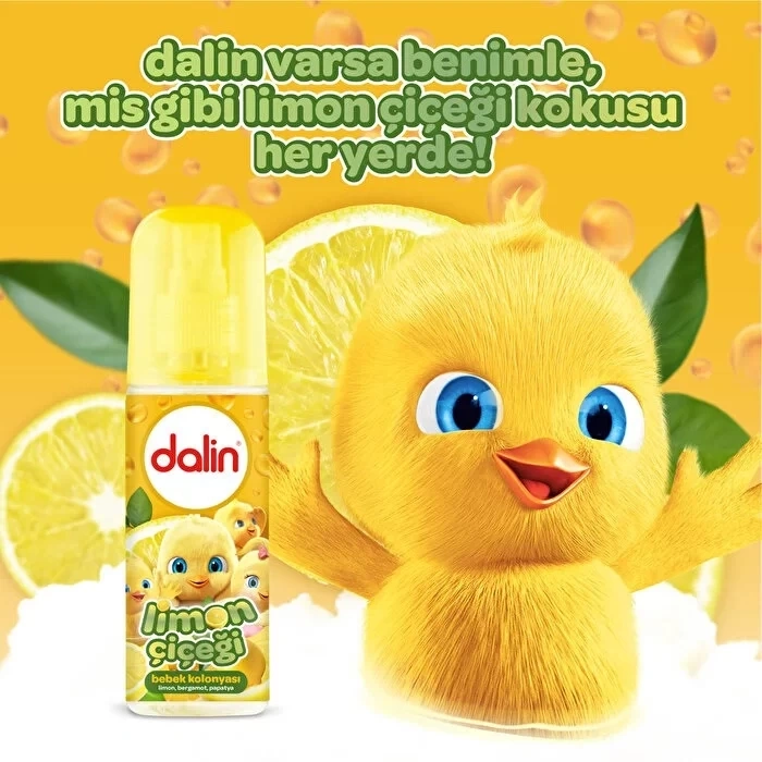 Üreticiniz Sprey Bebek Kolonyası Limon Çiçeği 150 Ml
