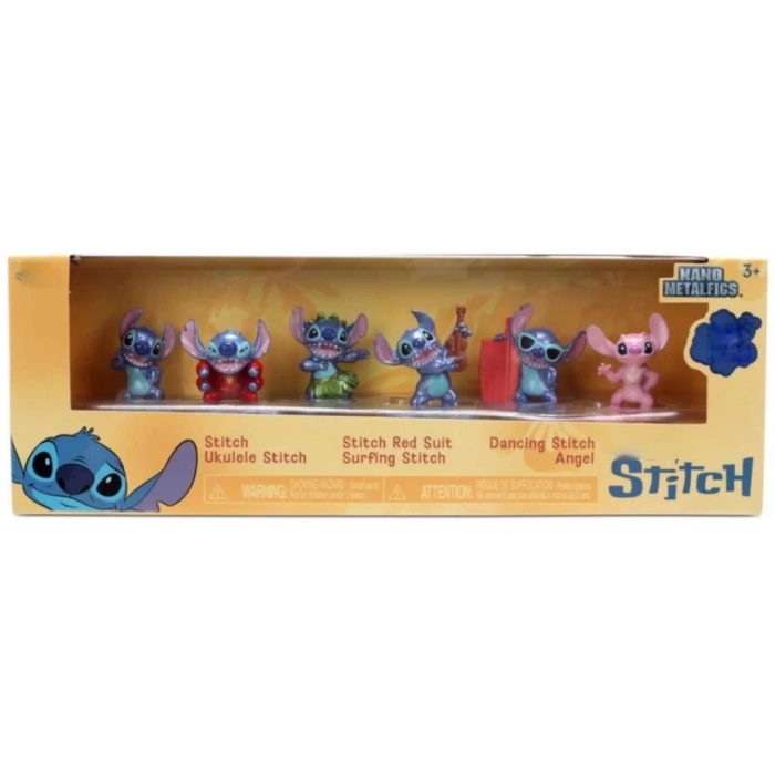 Üreticiniz Stitch Nano 6lı Diorama Figür Paketi