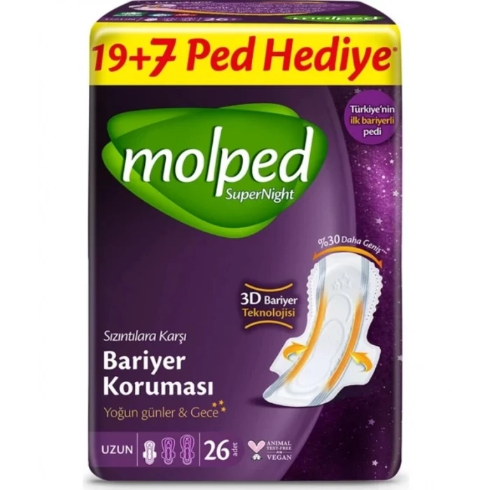 Üreticiniz Süpernight Süper Gece Ped 26 Adet
