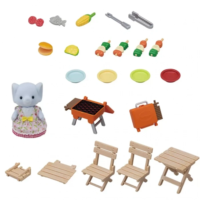 Üreticiniz Sylvanian Families Barbekü Piknik Fil Kız 5640
