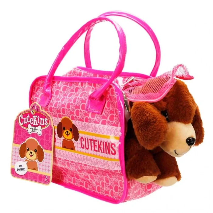 Üreticiniz Taşıma Çantalı Peluş Köpek