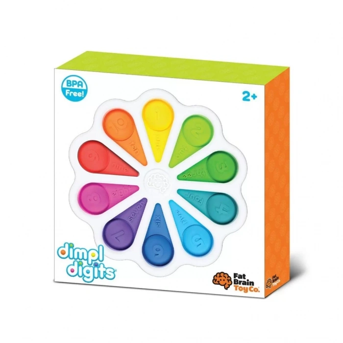 Üreticiniz Tfb275 Fat Brain Toys, Dimpl Rakamlı Duyu Düğmeleri