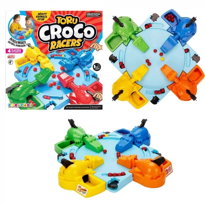 Üreticiniz Toru Croco Misket Kapmaca Eğlenceli Aile Kutu Oyunu