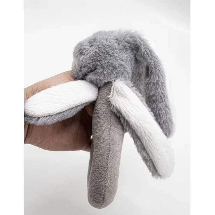 Üreticiniz  tutmalı Peluş Mini Tavşan 842 Gri