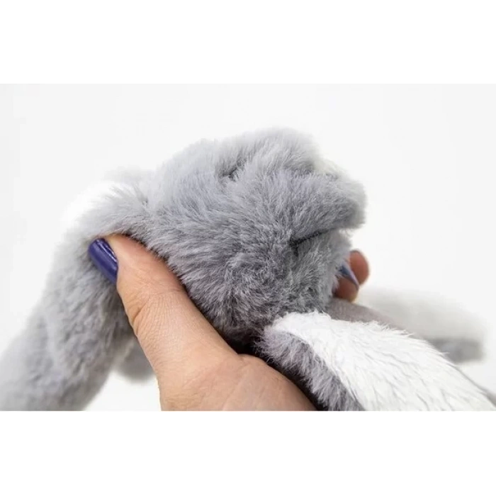 Üreticiniz  tutmalı Peluş Mini Tavşan 842 Gri