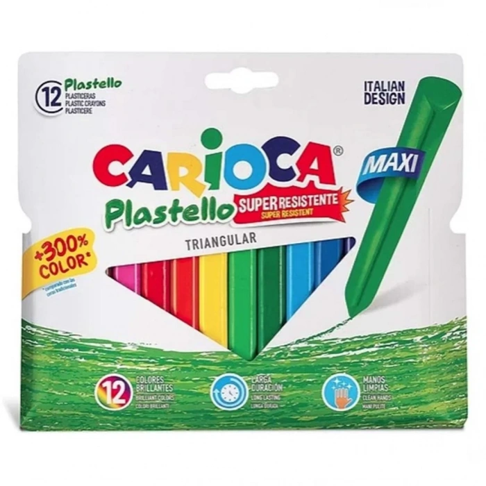 Üreticiniz Üçgen Yıkanabilir Pastel Boya Kalemi 12li 42671