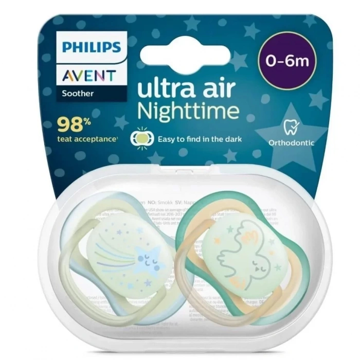 Üreticiniz Ultra Air Gece Emzik 0-6 Ay Erkek