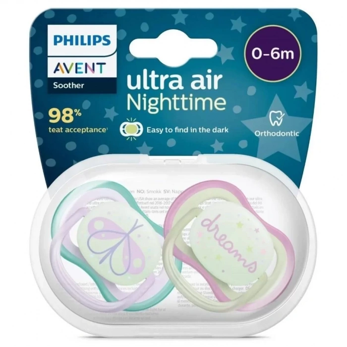 Üreticiniz Ultra Air Gece Emzik 0-6 Ay Kız