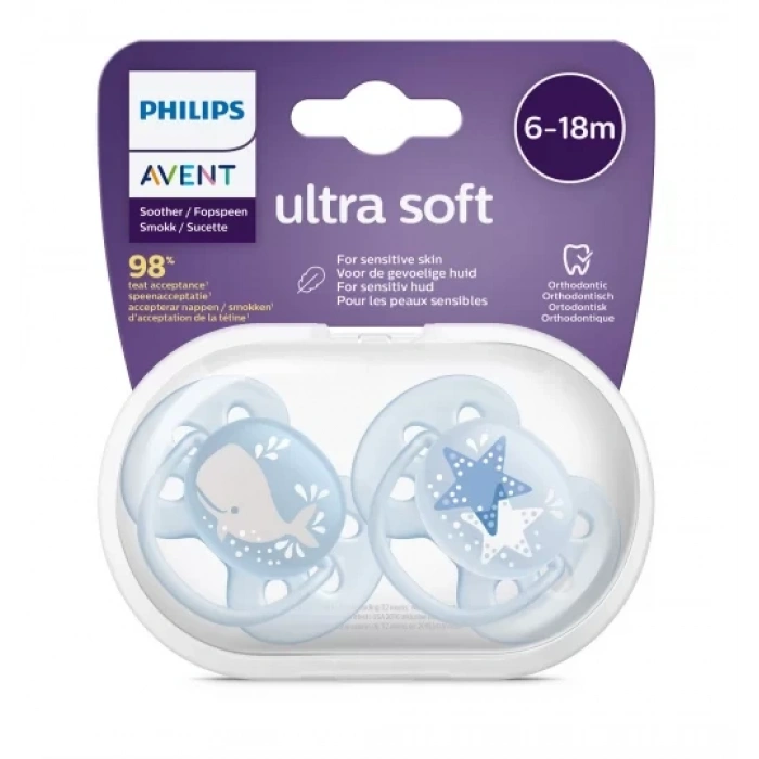 Üreticiniz Ultra Soft Emzik 6-18 Ay Erkek