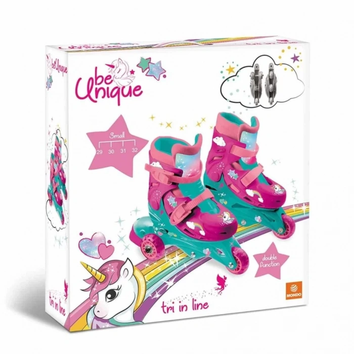 Üreticiniz Unicorn Desenli Inline 3 Tekerlekli Paten