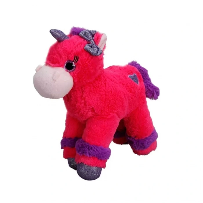 Üreticiniz Unicorn Renkli Peluş At 28 Cm.