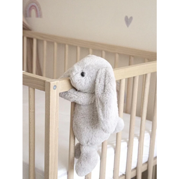 Üreticiniz  uyku Arkadaşım Oturabilen Tavşan 30 Cm 730 Gri