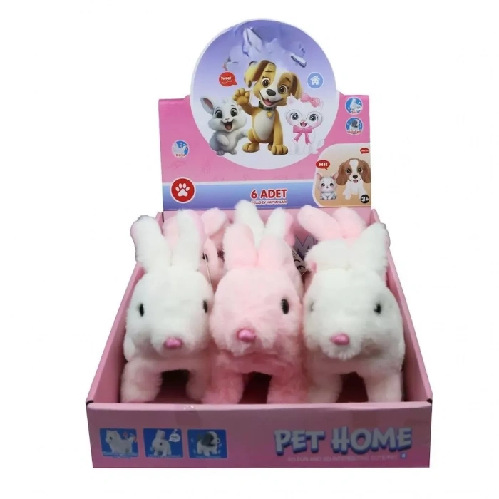 Üreticiniz Vrd10643 Peluş Evcil Tavşan Sesi Ve Hareketli