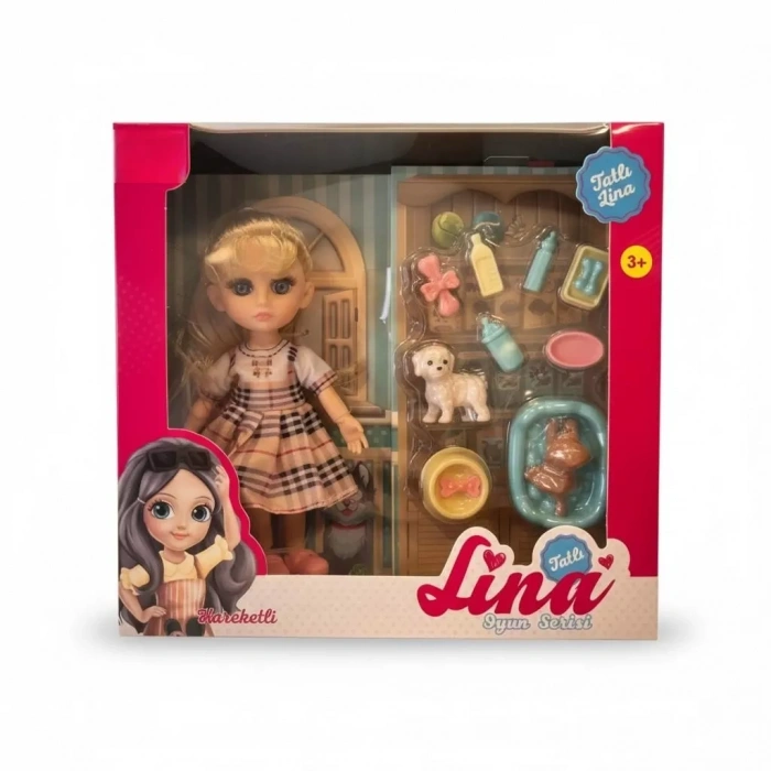 Üreticiniz Vrd10658 Kut Aksesuarlı Tatlı Lina Bebek