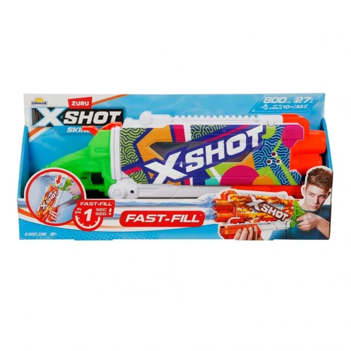 Üreticiniz X-shot Skins Pump Action Fast Fill Sutabancası 49,5cm