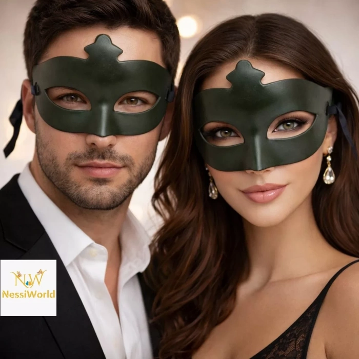 Üreticiniz Yeşil Gizemli Masquerade Maskesi