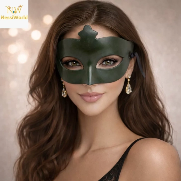Üreticiniz Yeşil Gizemli Masquerade Maskesi