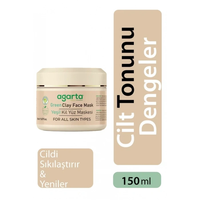 Üreticiniz Yeşil Kil Yüz Maskesi 150 Ml