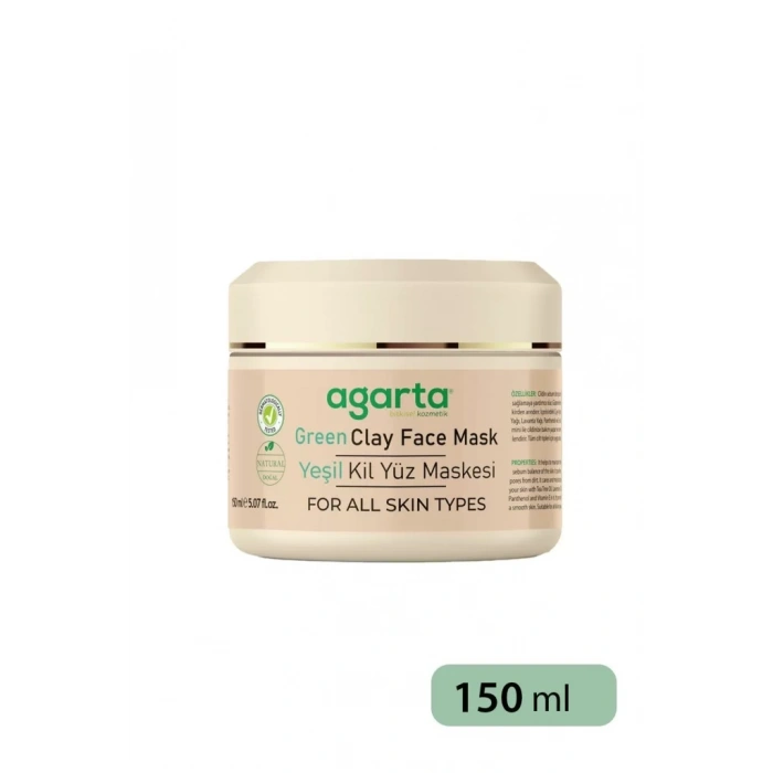 Üreticiniz Yeşil Kil Yüz Maskesi 150 Ml