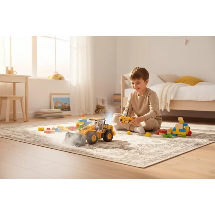 Üreticiniz Z6828a 1:18 9 Kanal Alaşımlı U/k İş Makinası Kepçe