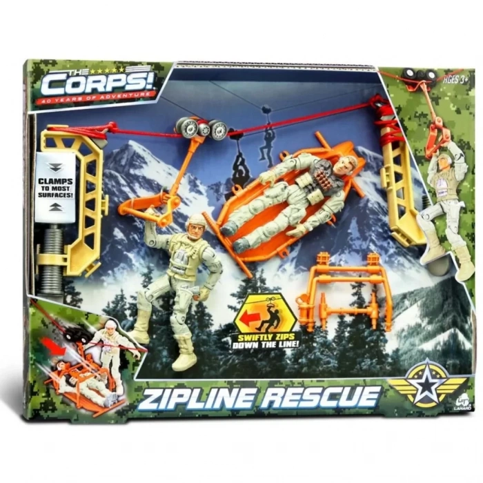 Üreticiniz Zipline Rescue Asker Oyun Seti