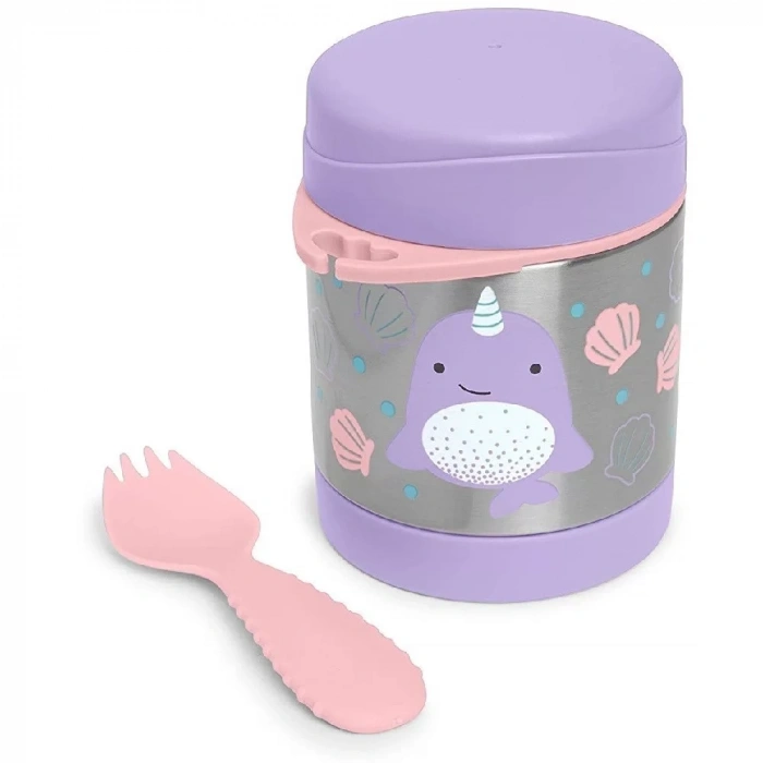 Üreticiniz Zoo Paslanmaz Çelik Termos 325 Ml Narwhal