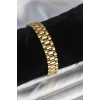 316L Çelik Gold Renk 12 mm Kalınlık Erkek Bileklik