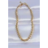 316L Çelik Gold Renk Arpa Model Kolye