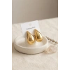 316L Çelik Gold Renk Damla Model Küpe