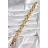 316L Çelik Gold Renk Unisex Bileklik