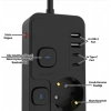 Akım Korumalı 4’lü Priz 2xusb 2xtype-c Çıkış Yüksek Gerilim Koruma Priz Çoğaltıcı