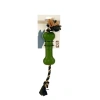Beeztees Sumo Mini Dentel Kemik İpli Kauçuk Köpek Oyuncağı Yeşil 20 Cm