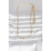 CM 14K Gold Renk Ataç Zincirli Model 60 cm Kadın Kolye