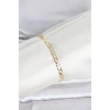 CM 14K Gold Renk Halka Zincir Model Kadın Bileklik