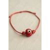 Handmade Bohem Kırmızı Nazar Kolye
